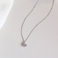 thumbnail image 2 of Hot 925 Sterling Silver Plated Necklace Versatile Single Sparkling AAA Zircon Clavicle Chain for Women Wedding Jewelry Wholesale, 2 of 5