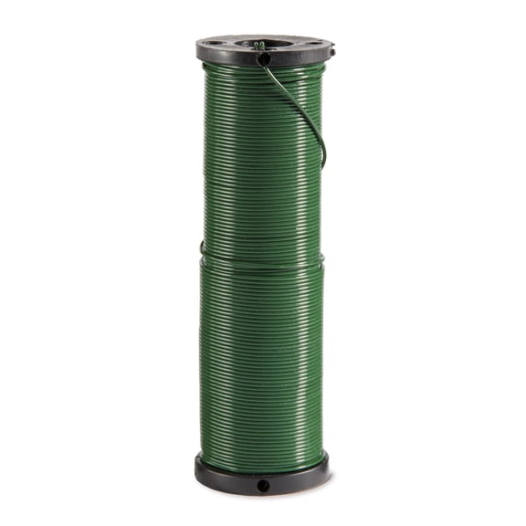 FloraCraft Spooled Floral Wire 22ga, 0.5lb - Green