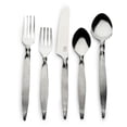 thumbnail image 2 of Hammered Twisted Urban Nascent Steel 5 Pcs. Flatware Set, 2 of 5