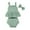 Green, variant on Scyoekwg Baby Girl Cute Infants Toddler Baby Girls Clothes Solid Color Summer Sleeveless Suspender Top Shorts Bow Headband Three-piece Set (Brown,12-18 Months)