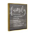 thumbnail image 5 of Stupell Industries Family Definition Planked Metallic Gold Framed Floating Canvas Wall Art, 24x30, by Lettered and Lined, 5 of 5