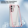 thumbnail image 4 of Allytechgroup Crystal Clear Case for Samsung Galaxy S23, Support Wireless Charging Military Grade Drop Protection Non-Yellowing Anti-Fingerprint Protective Cover Case, Pink, 4 of 7