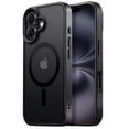 thumbnail image 1 of Funda de teléfono Tigowos Strong Magnetic para iPhone 16 Plus, color negro, 1 of 6