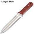 thumbnail image 2 of Cuchillo para desmalezar y cavar, mango de madera, 2 of 5