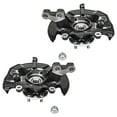 thumbnail image 3 of Detroit Axle - 2pc Front Steering Knuckles for 09-13 Toyota Corolla Matrix, 2 Steering Knuckles & Wheel Bearing Hubs Assembly 2009 2010 2011 2012 2013 Replacement, 3 of 9