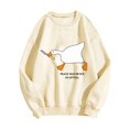 thumbnail image 1 of Wyzesi Sweat-Shirt Couverture Jeunesse Femmes Mode Mignon Imprimé Sweat-Shirt Manches Longues Décontracté Col Rond Sweat-Shirts Femmes Sweat-Shirts Cropcrop TP, 1 of 5