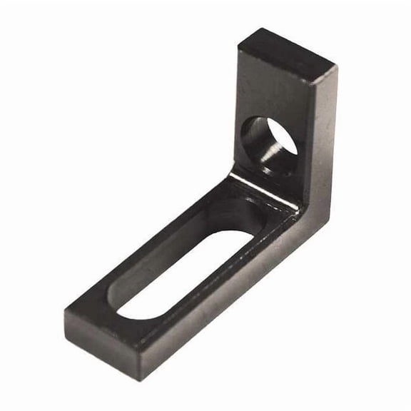 Buildpro Right Angle Bracket, 2.6 in Slot, 1 Hole T50304