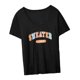 thumbnail image 5 of Camiseta para mujer, moda holgada, ropa de calle con ajuste, camisetas para mujer, ropa negra M Yuyangstore camiseta de mujer, 5 of 8