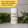 thumbnail image 4 of MONA All Natural Magnesium Deodorant for Women & Men | Apricot & Lemon | Baking Soda & Aluminum Free | (2.65 Oz), 4 of 7