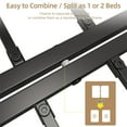 thumbnail image 4 of Metal Bed Frame, Steel Slats Support Platform Bed Frame, King Size, 4 of 6