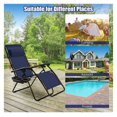 thumbnail image 3 of Oversize Lounge Chairs 2-Pack, Heavy Duty Zero Gravity Chairs with Cup Holder, Adjustable Recliner for Outdoor Patio, Beach, Balcony - 310lbs Capacity, 3 of 9