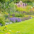 thumbnail image 6 of 5-Panel Metal Garden Fence with Gate: 36"x39" Rustproof Steel Animal Barrier for Yard, Patio, Outdoor Border - No-Dig Installation, 6 of 9