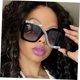 thumbnail image 5 of BESTYASH Gafas De Sol Cuadradas Negras Para Mujer Con Protección Solar Estilo Retro Y Resistente, 5 of 7