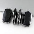 thumbnail image 3 of Key Fob Cover Compatible with Hyundai Genesis GV60 GV80 G70 GV70 G90 TPU 5 Button Keychain Case Holder Protector,D Black, 3 of 8