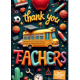 thumbnail image 4 of Colorful Design Teacher Appreciation Thank You Banner Decorative Elements Educational Theme for Classroom Decoration Teacher's Day School Event, 4 of 8