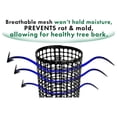thumbnail image 4 of Tree Protectors 5-Pack - Mesh Tree Guard for Saplings & Fruit Trees - Heavy Duty Trunk Protector from Trimmers - 12-4 Inch Diameter, 4 of 8