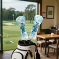 thumbnail image 4 of Yuyamidu Watercolor Sea Turtle Golf Club Head Covers for Woods, Driver, Fairway, Hybrid Waterproof PU Leather Golf Head Cover, 4 of 7