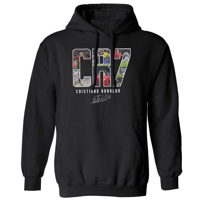 Sudadera con capucha Cup & Branch Tributo a Ronaldo Negra 4XL