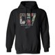 thumbnail image 1 of Sudadera con capucha Cup & Branch Tributo a Ronaldo Negra 4XL, 1 of 1