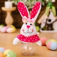 thumbnail image 1 of BotaniNest Easter Ornament Cartoon Rabbit Shape Home Decorations Children's Gift Box Transparent Candy Jar, 1 of 5