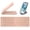 Pink, variant on Mini Foldable Bluetooth Keyboard - Portable Wireless Full Size Keyboard (Sync Up to 3 Devices), Ultra-Slim Aluminum Travel Folding Keyboards for iPhone iPad Mac Android Windows iOS (Green)