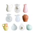 thumbnail image 2 of XDDST 14Pcs Mini Vase MagneticVase Refrigerator Sticker Ceramic Vase Set Refrigerator Sticker 3D Flower Vase for Fridge Kitchen Decoration Gift(No Flowers), 2 of 9