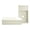 Biscuit, variant on Whitehaus Home Indoor Farmhouse Kitchen Bathroom Large Quatro Alcove Reversible Fireclay Sink With Integral Drain Board And Decorative 2 1/2"Lip On Both Sides WHQD540-White