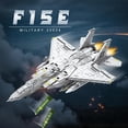 thumbnail image 4 of F-15E Fighter Jet Building Sets for Adults, Military Fighter Bombers Display Model 33034, Strike Eagle Military Plane Collectible Set, 4 of 7