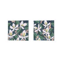 Great Art Now Night Garden by June Erica Vess 2 Piece Canvas Art Set Each 14W x 14H