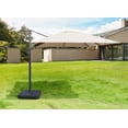 thumbnail image 1 of SABIA KD Square Umbrella 10ft | Beige with Base, 1 of 6