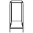 thumbnail image 3 of vidaXL Table Console Transparent 60x35x75 cm Verre Trempé, 3 of 5