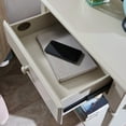 thumbnail image 6 of Leick Home Coastal Side Table with AC/USB and USB-C Fast Charging in Greige, 6 of 21