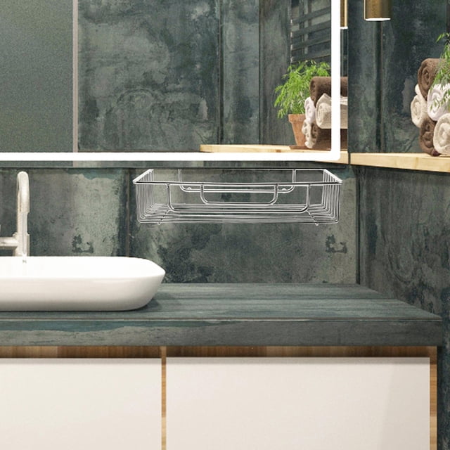 SHOWERORO Estante Para Ducha De Pared De Acero Inoxidable Con Gran Capacidad Plateado
