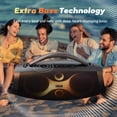 thumbnail image 3 of Altavoz Bluetooth DOSS Extreme Boom Pro D200 240W resistente al agua, 3 of 9