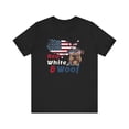 thumbnail image 2 of USA Flag and Airedale Terrier Short Sleeve T-Shirt, 2 of 13
