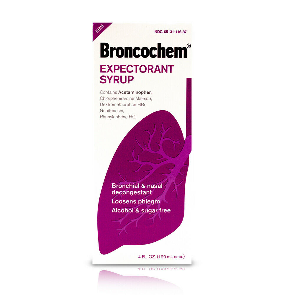 BRONCOCHEM EXPECTORANT SYRUP 4 oz