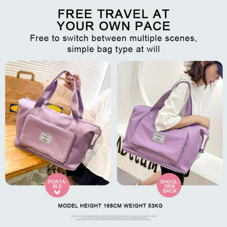 Travel Duffel Bag Sports Tote Gym Bag Shoulder Weekender Overnight Bag for  Women Gym Accessories for Women