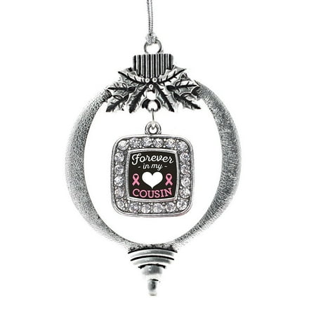 - Forever in my Heart Cousin Breast Cancer Support Classic Holiday Ornament