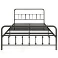 thumbnail image 2 of Costway Queen Size Bed Frame with Headboard Under Bed Storage No Box Spring Needed Black, 2 of 10
