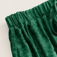 thumbnail image 6 of Lmnyox Women's Palazzo Pants Trendy Dressy Wide Leg Drawstring Waist Velvet Trousers Fashion Velour Pants, 6 of 9