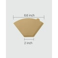 thumbnail image 3 of Coffee Filters #2 Cone Paper, # 2 Cone Shaped Unbleached All Natural Compostable Coffee Filters 100 Count, Biodegradable and Compostable, No Blowout, 3 of 7