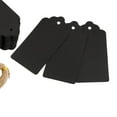 thumbnail image 2 of Etiquetas colgantes, 100 etiquetas de regalo con cuerda de y papel Kraft Negro Colcomx  Etiquetas de papel Kraft, 2 of 2