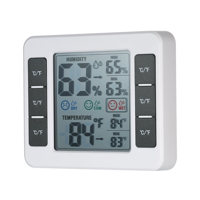 Temperature Humidity Meter,Indoor Thermometer Room Meter With Max Min Value Display Room / Temperature Thermometer Room / Temperature Meter With Max Min Value Lcd Indoor Thermometer With Max Min