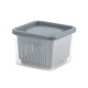 thumbnail image 2 of Set de Contenedores para Almacenamiento de Jengibre y Ajo | Caja Pequeña para Preparar Verduras con Tapa y Bandeja de Drenaje | Divisor de Doble Capa | Plástico Transparente | Paquete de 2 | 7x7x20, 2 of 6