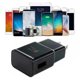 thumbnail image 5 of Bloque de carga con detección inteligente, material ignífugo de PC negro, bloque de carga USB para Samsung S8, 5 of 12