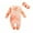 Orange, variant on Efsteb Baby Girl Romper Fall Winter Long Sleeve Newborn Bodysuit with Headband Infant Jump (Pink,9-12 Months)