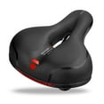 thumbnail image 1 of Sillín de bicicleta Asiento de bicicleta MTB impermeable, asiento de bicicleta transpirable y hueco, cojín de asiento de ciclismo de espuma viscoelástica suave con absorción de impactos dual, 1 of 7