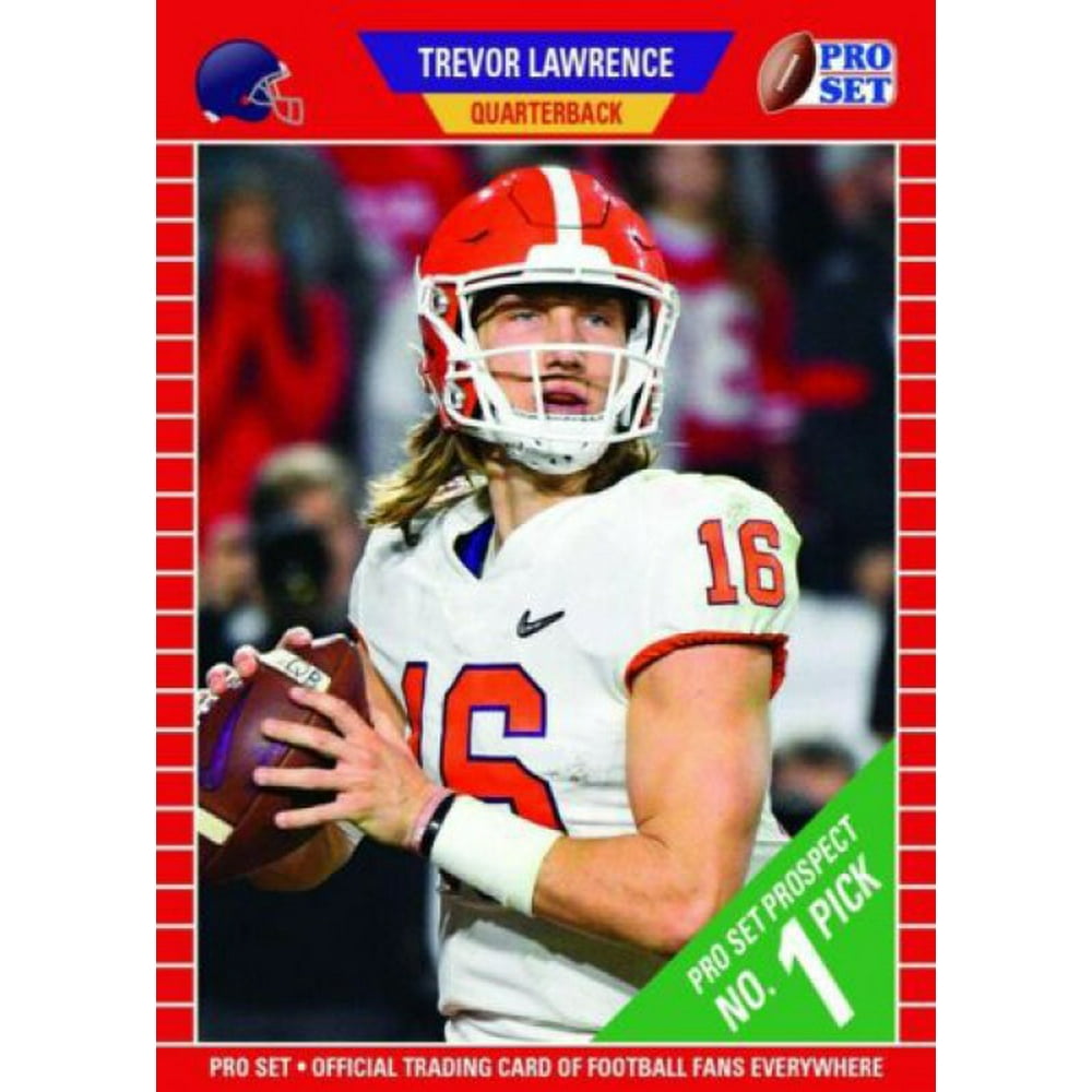 NFL 2021 Pro Set Leaf Football Trevor Lawrence Trading Card (XRC Rookie