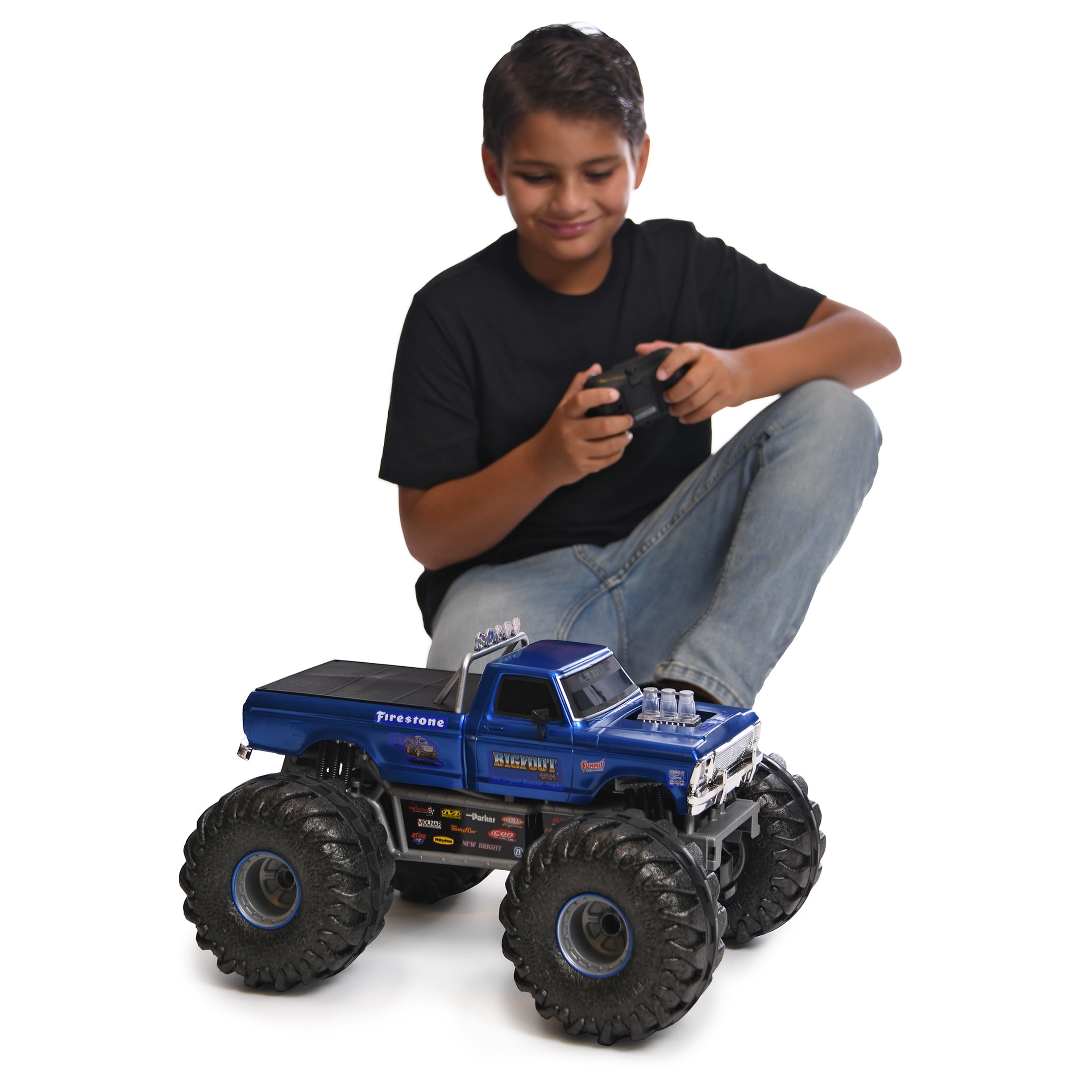 New Bright (1:10) Bigfoot Battery Radio Control Monster Truck with Lights and Sounds, 61086UEP - 2