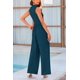 thumbnail image 2 of Mono Enterizo PRETTYGARDEN sin Mangas con Cuello Simulado en Azul, 2 of 8